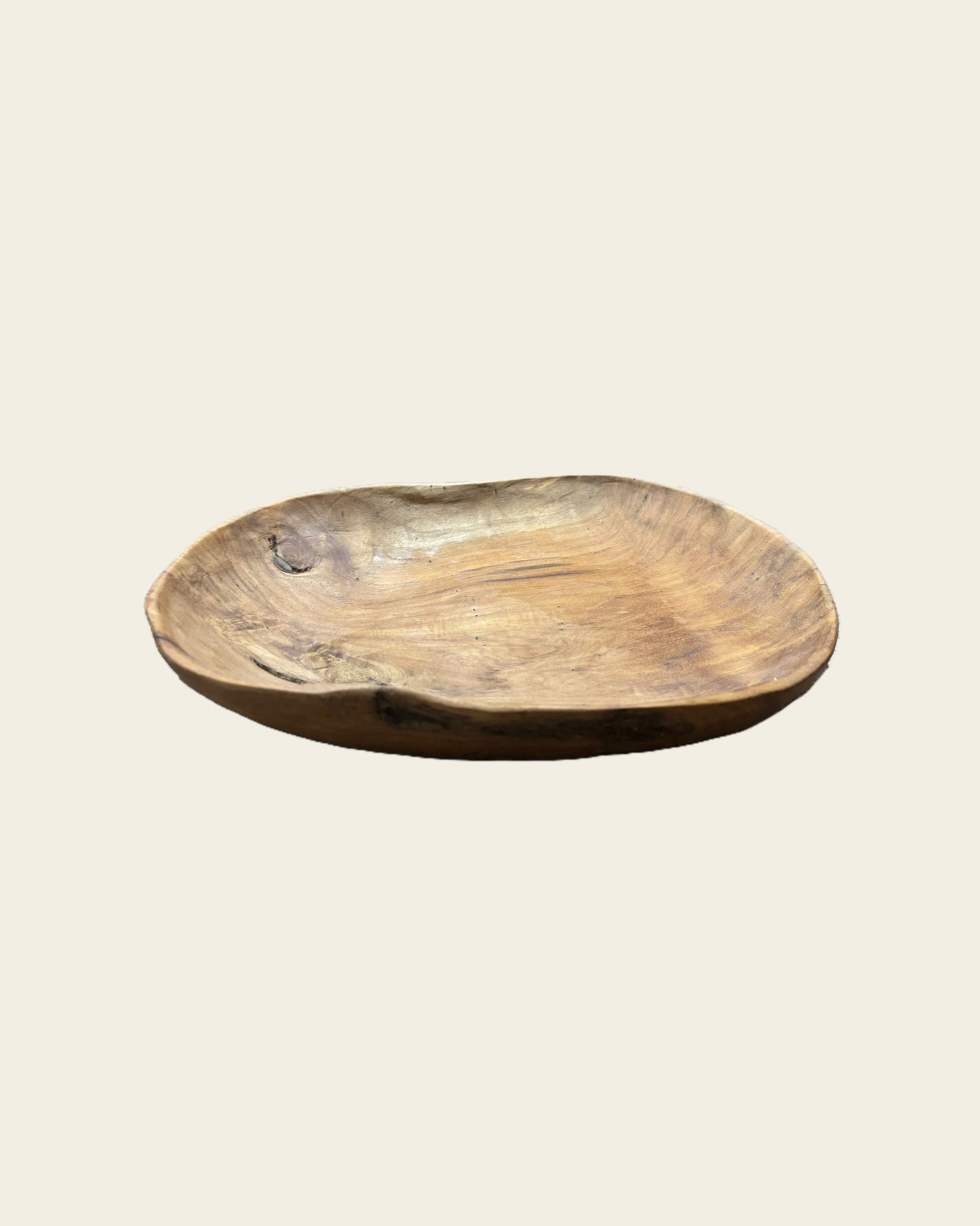 Dekorative Schale aus Teak Holz zur vielseitigen Verwendung