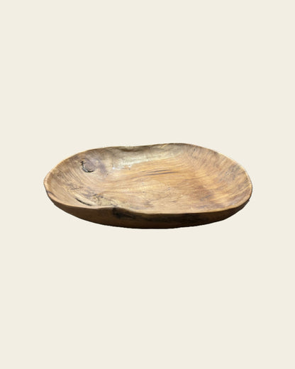 Dekorative Schale aus Teak Holz zur vielseitigen Verwendung