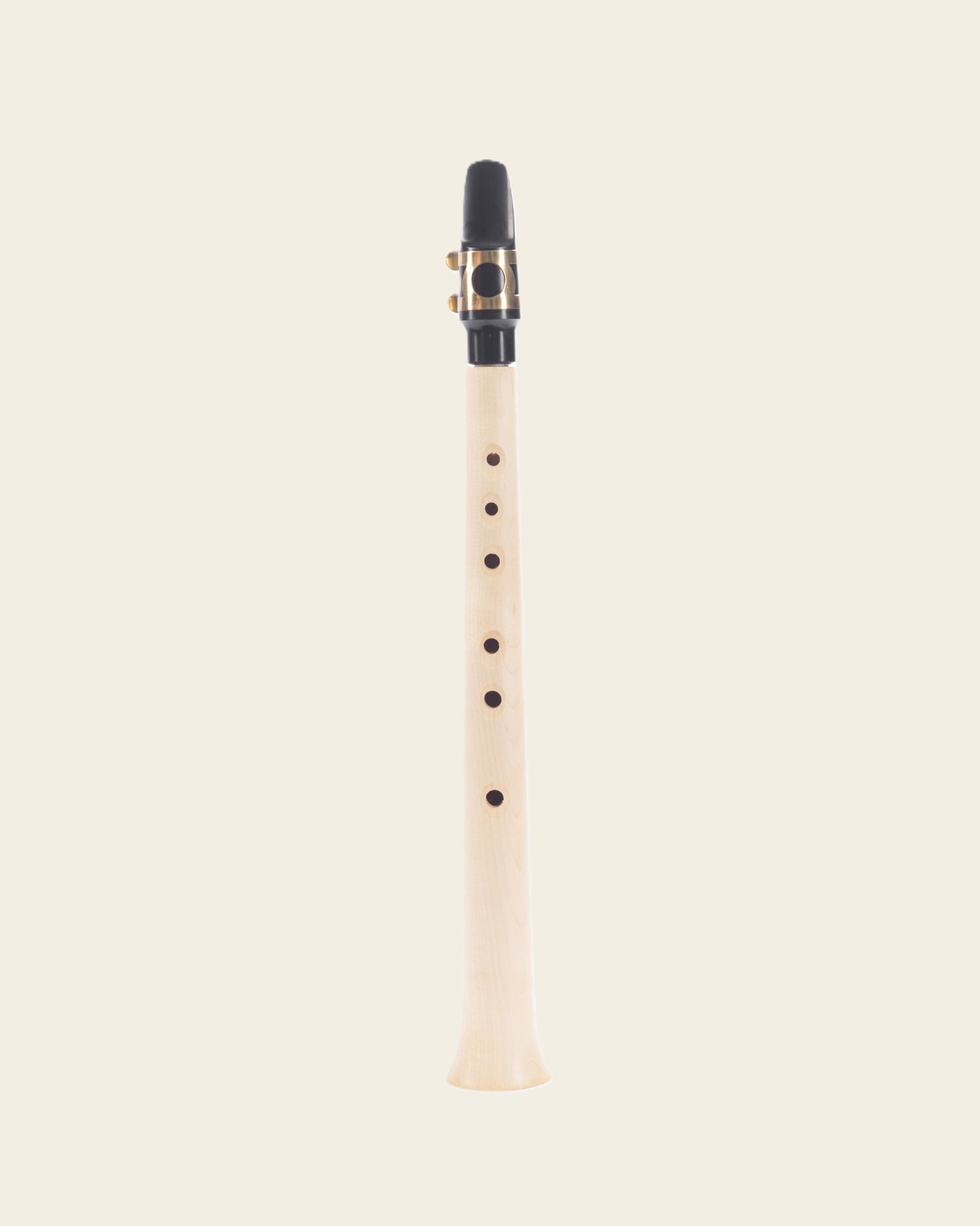 Mini-Saxophon aus Ahorn-Holz mit Alt-Mundstück