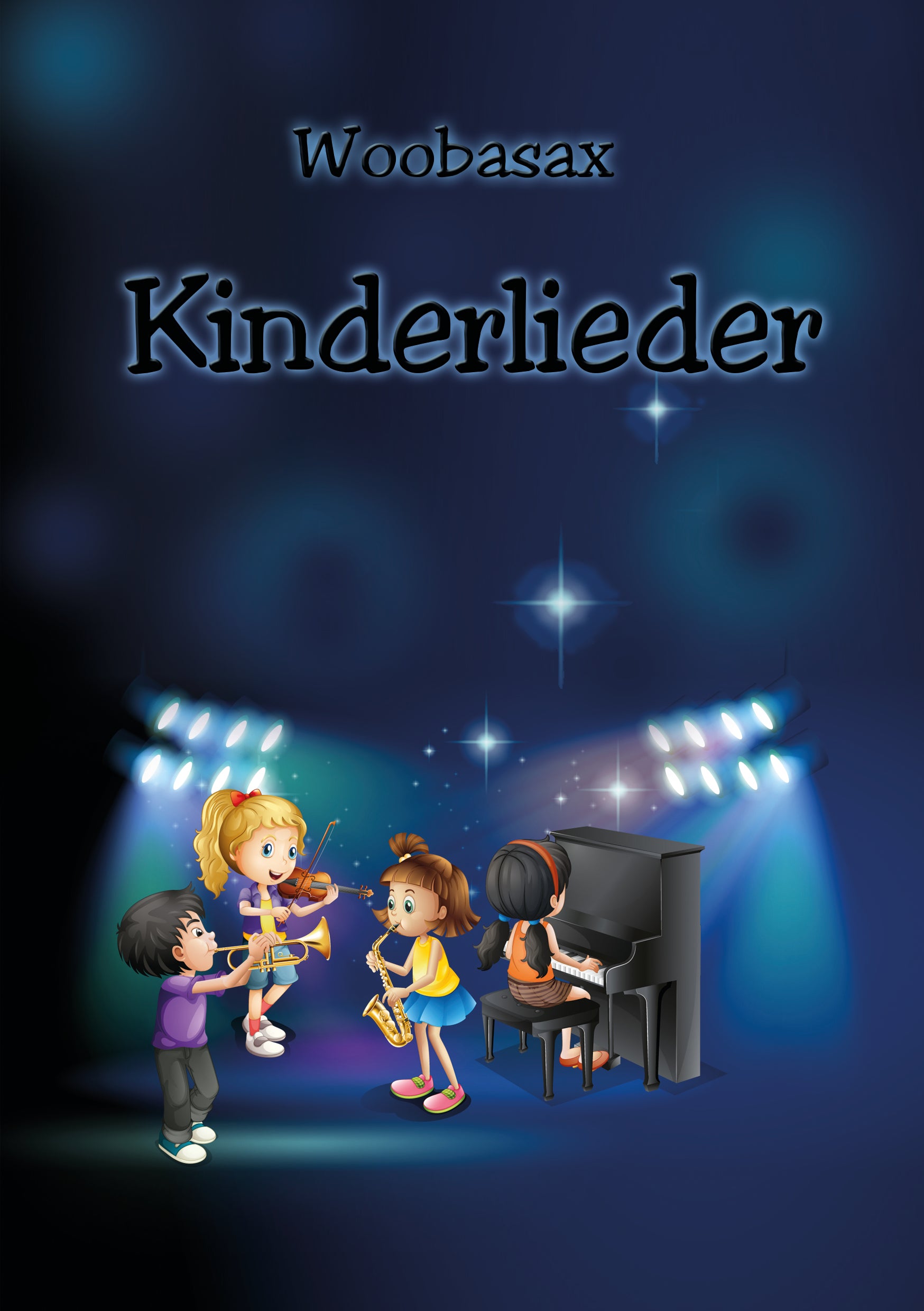 Noten für alle WoobaSax Instrumente für Kinder Lieder